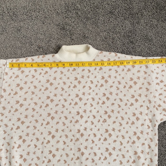 Vintage Sparkly Cheetah Print Sweater - Picture 7 of 8